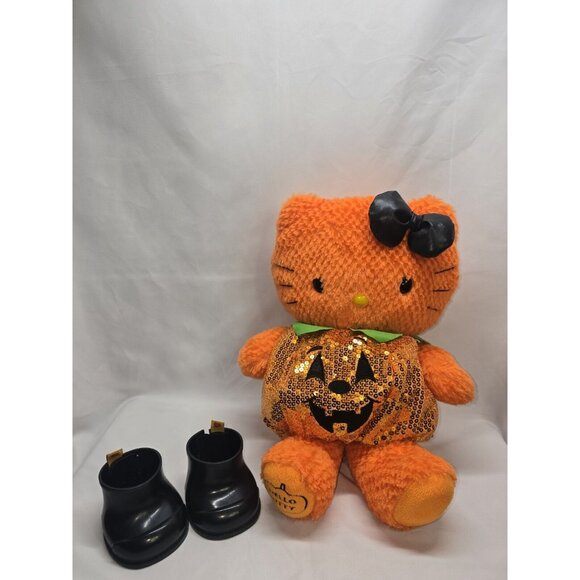 Build-A-Bear Other - Rare Build A Bear Hello Kitty Sanrio 18" Orange Halloween Plush Stuffed Animal